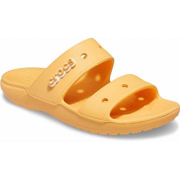 Chanclas Crocs Classic Sandal Mujer Naranjas | Mexico 0626WNBY